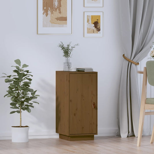 Buffet Marron miel 34x40x75 cm Bois massif de pin - Buffets & bahuts