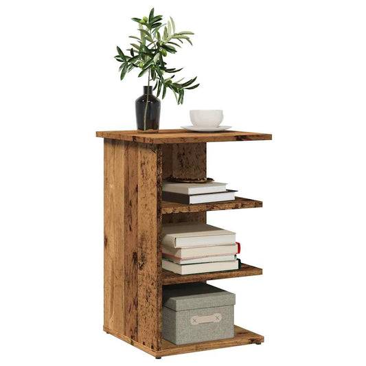 Buffet vieux bois 35x35x55 cm bois d’ingénierie - Buffets & bahuts