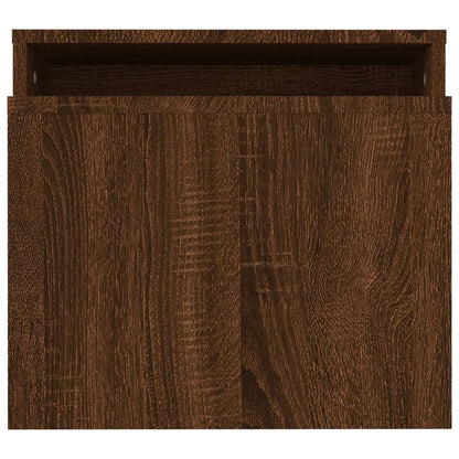 Ensemble table basse Chêne marron 100x48x40cm Bois d’ingénierie - Tables basses