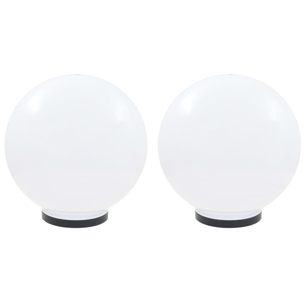 Lampe à LED sous forme de boule 2 pcs Sphérique 40 cm PMMA - Éclairage extérieur