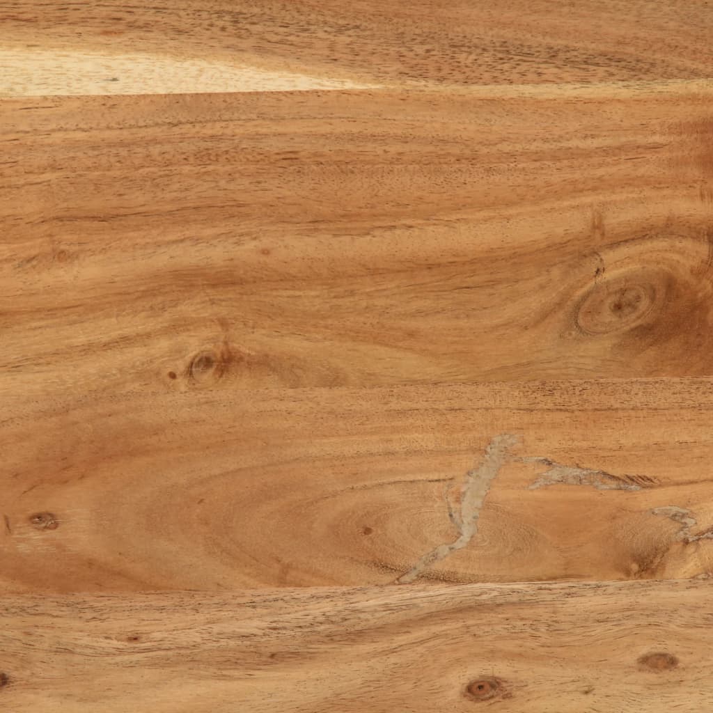 Meuble TV 200x42x40 cm bois d’acacia massif - Fixations & meubles de rangement multimédia