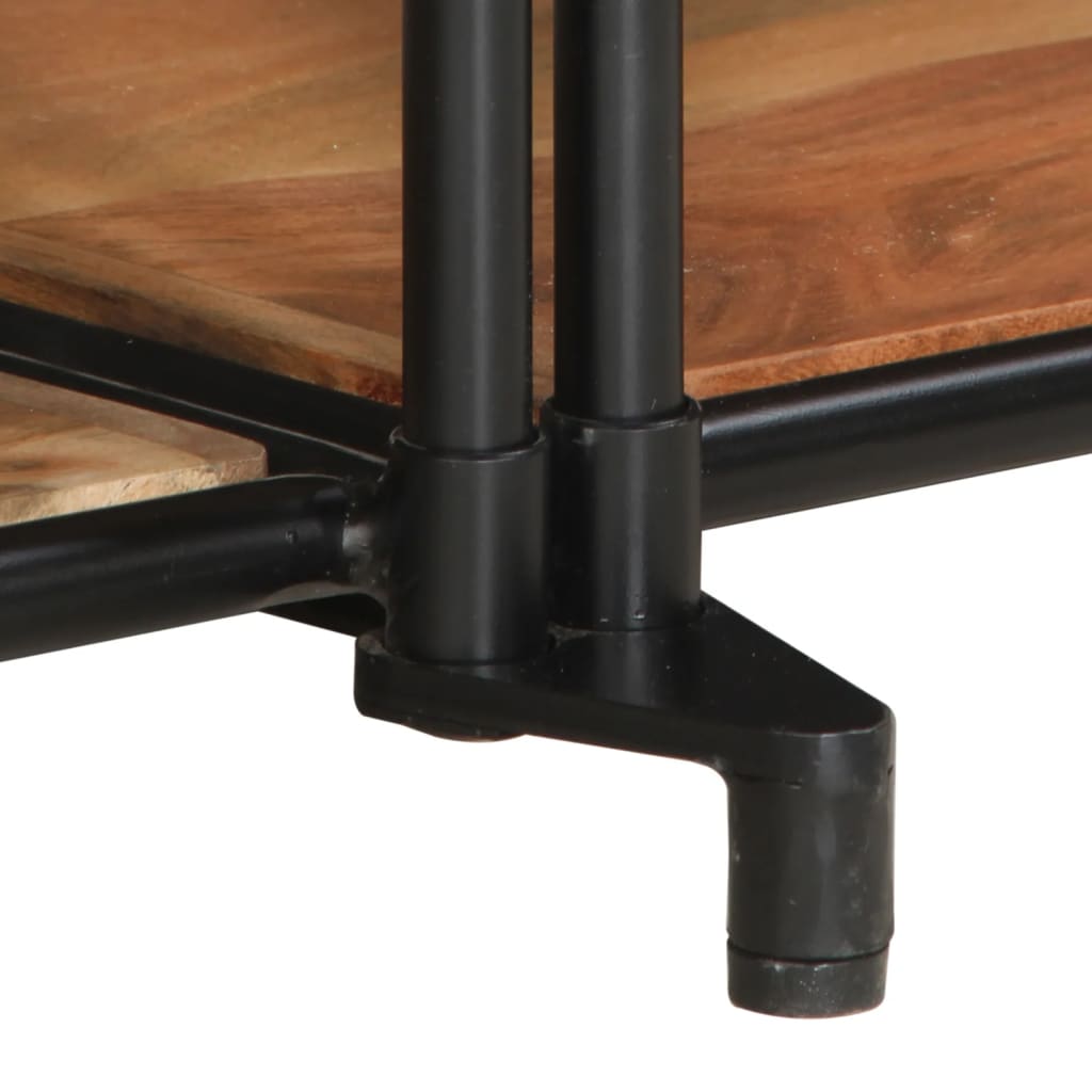 Meuble TV 200x42x40 cm bois d’acacia massif - Fixations & meubles de rangement multimédia