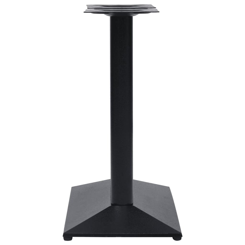 Pied de table de bistro noir 70x40x72 cm fonte - Pieds de table