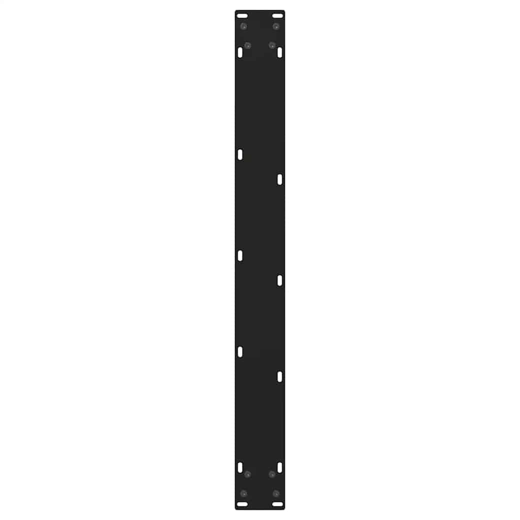 Pieds de table à manger forme de V 2 pcs noir 100x(72-73,3) cm - Pieds de table