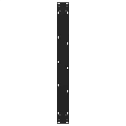 Pieds de table à manger forme de V 2 pcs noir 100x(72-73,3) cm - Pieds de table