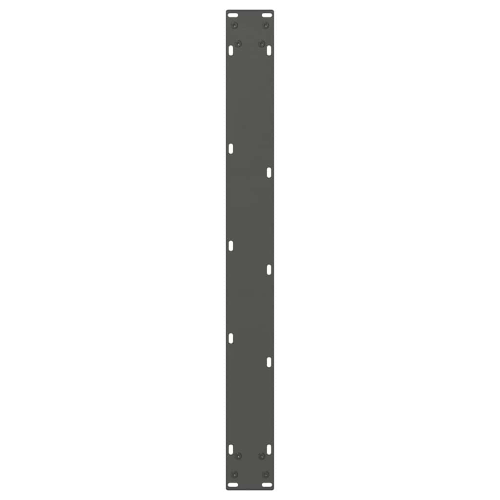 Pieds de table à manger forme de V 3 pcs 100x(72-73,3) cm acier - Pieds de table