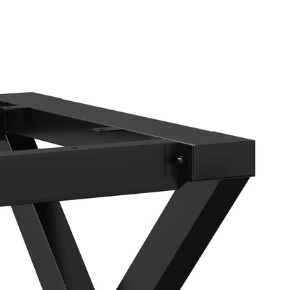 Pieds de table basse cadre en X 50x40x38 cm acier - Pieds de table