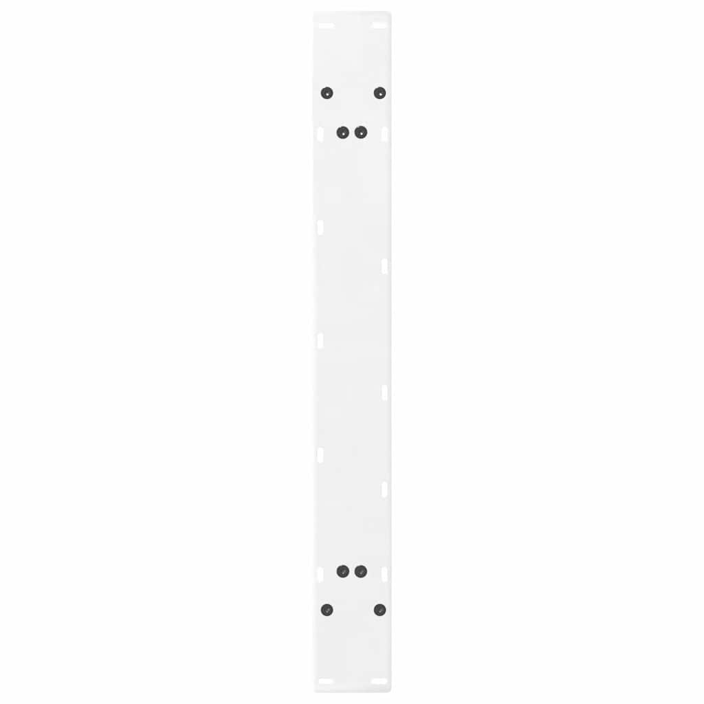 Pieds de table basse forme de A 2 pcs blanc 90x(72-73) cm acier - Pieds de table