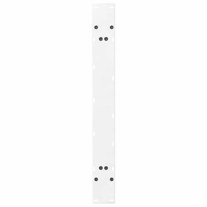 Pieds de table basse forme de A 2 pcs blanc 90x(72-73) cm acier - Pieds de table