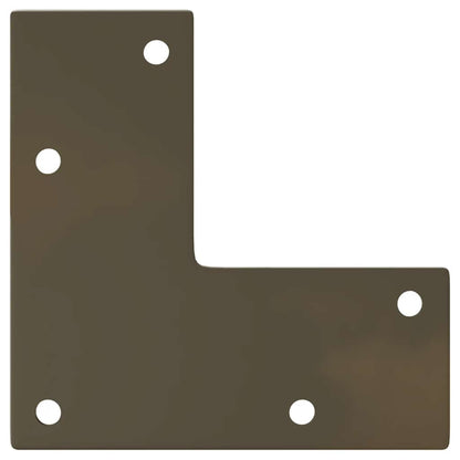 Pieds de table basse forme conique 4 pcs acier naturel 72-73 cm - Pieds de table