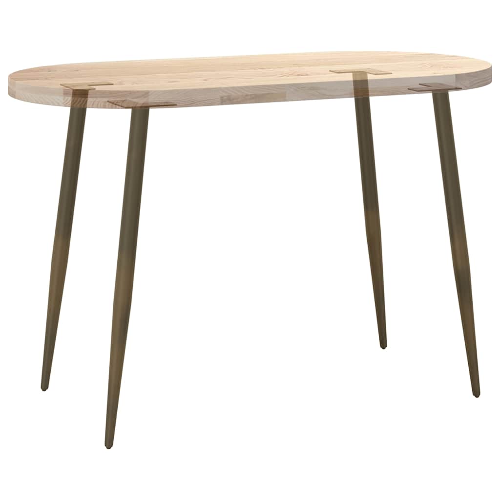 Pieds de table basse forme conique 4 pcs acier naturel 72-73 cm - Pieds de table