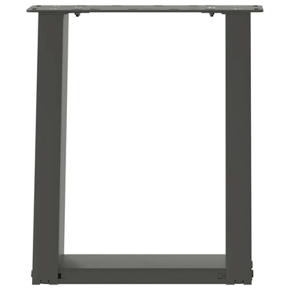 Pieds de table basse forme de U 2 pcs anthracite 38x(42-43) cm - Pieds de table