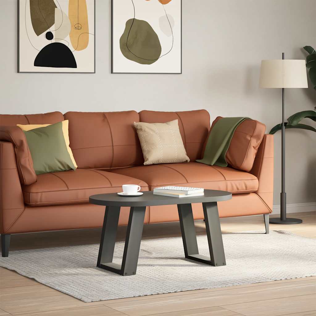 Pieds de table basse forme de U 2 pcs anthracite 38x(42-43) cm - Pieds de table