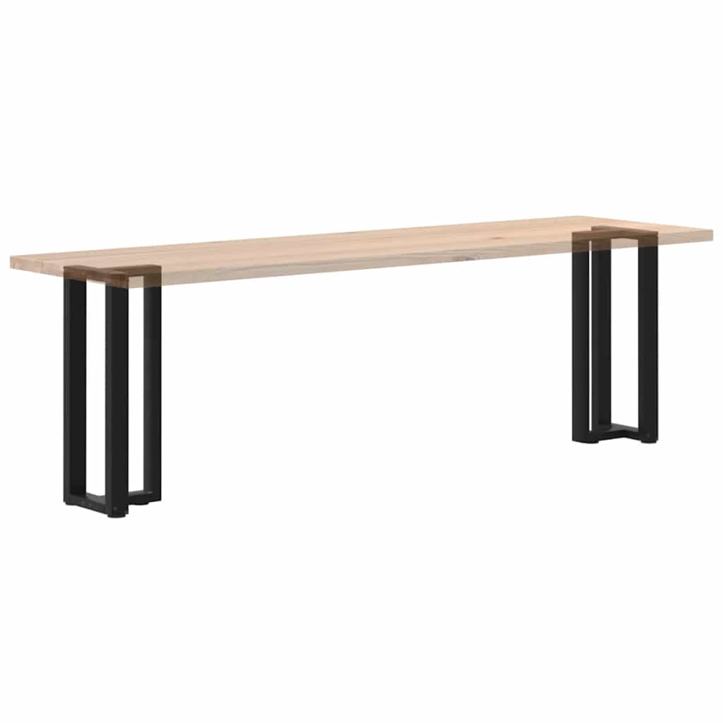 Pieds de table console forme de T 2 pcs noir 25x28x(72-73) cm - Pieds de table