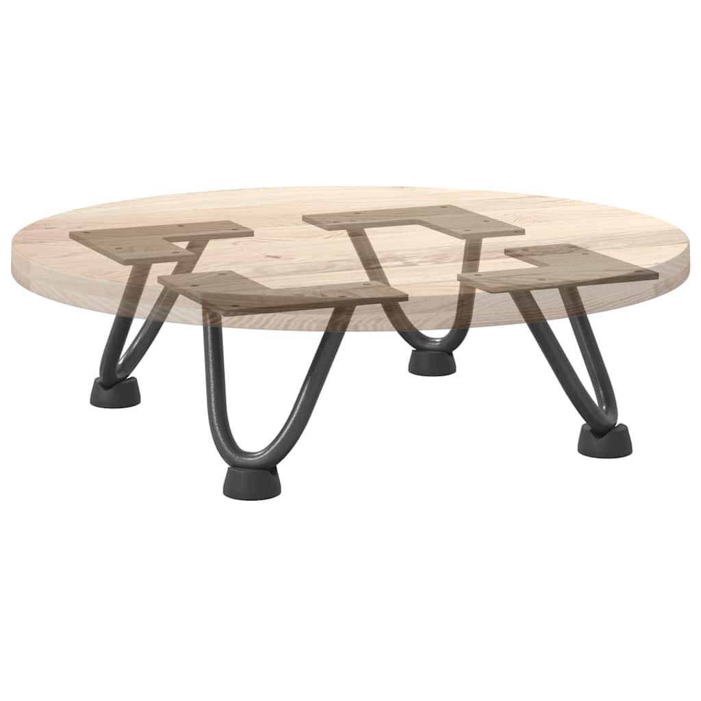 Pieds de table en forme d’épingle à cheveux 4 pcs anthracite - Pieds de table