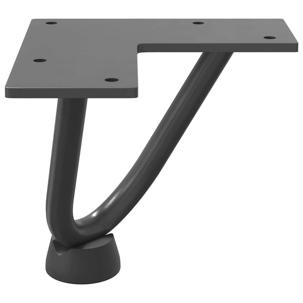Pieds de table en forme d’épingle à cheveux 4 pcs anthracite - Pieds de table