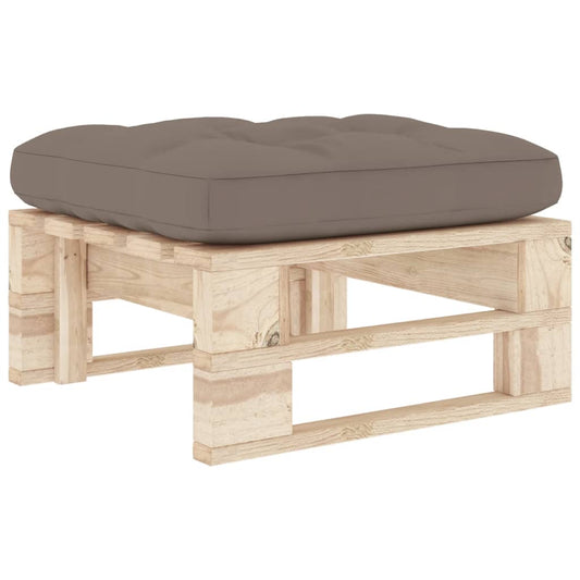 Pouf palette de jardin bois de pin imprégné - Éléments pour canapés modulables de jardin