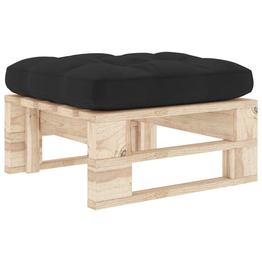 Pouf palette de jardin bois de pin imprégné - Éléments pour canapés modulables de jardin