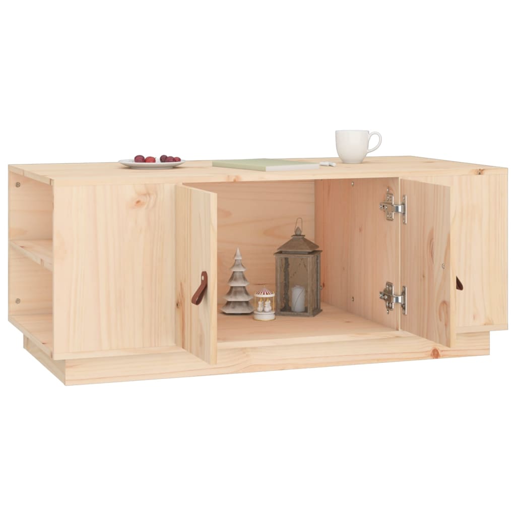 Table basse 100x50x41 cm Bois massif de pin - Tables basses