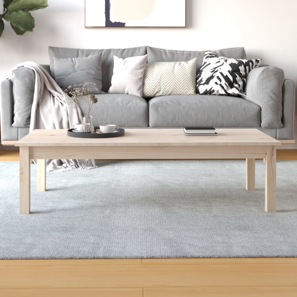 Table basse 110x50x30 cm Bois massif de pin - Tables basses