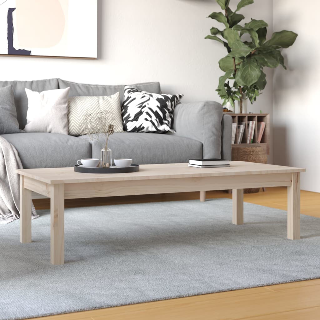 Table basse 110x50x30 cm Bois massif de pin - Tables basses