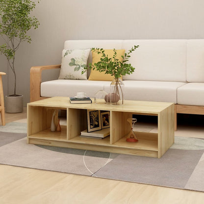 Table basse 110x50x34 cm Bois de pin massif - Tables basses