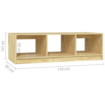 Table basse 110x50x34 cm Bois de pin massif - Tables basses