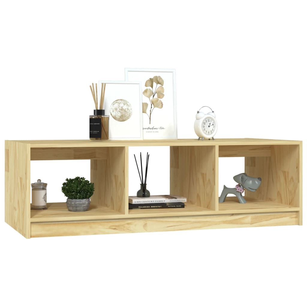 Table basse 110x50x34 cm Bois de pin massif - Tables basses