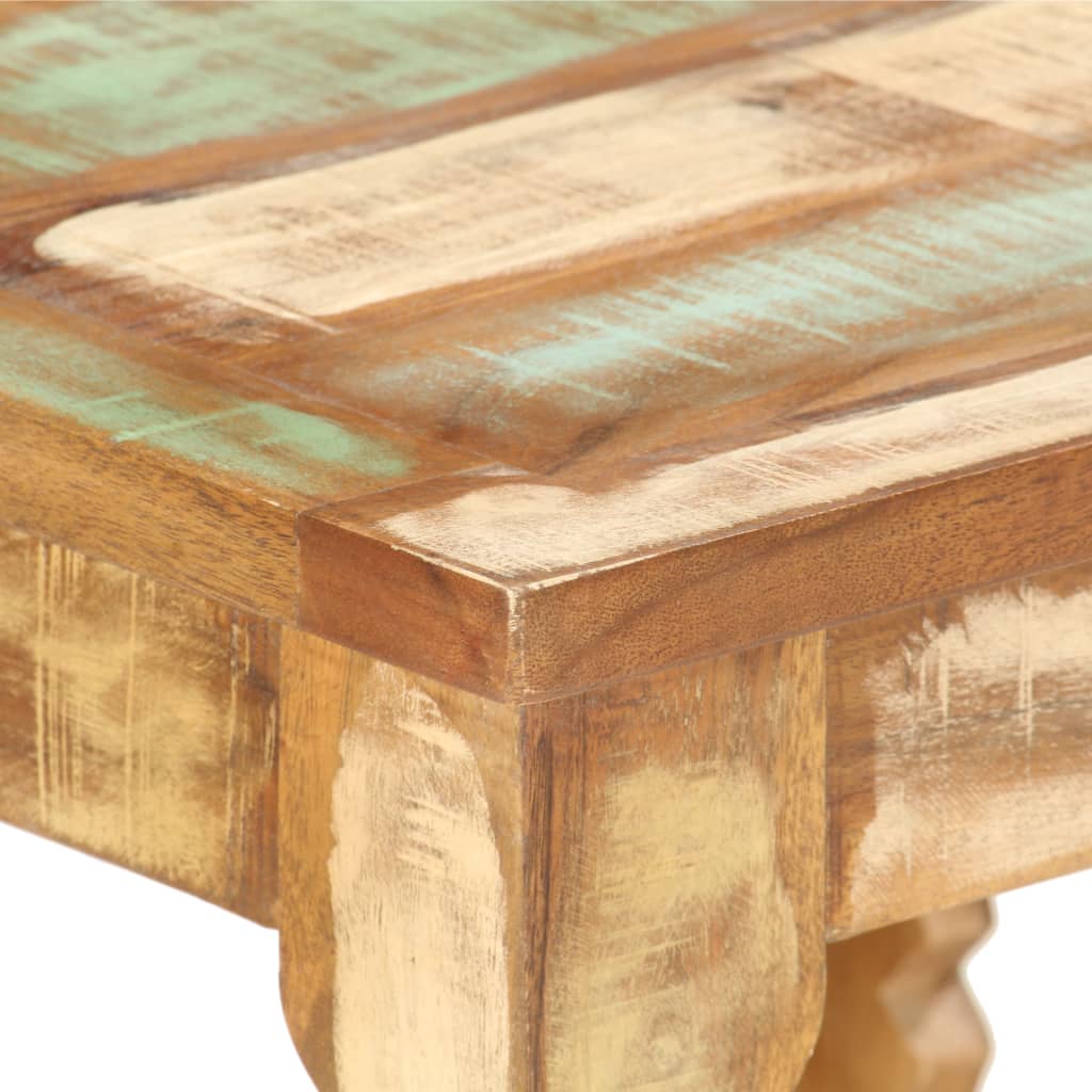 Table basse 40x40x40 cm Bois de récupération solide - Tables basses