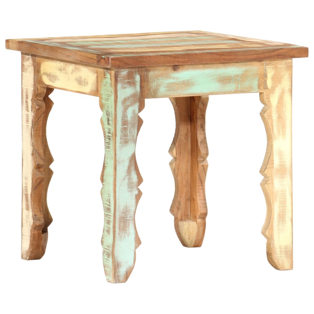 Table basse 40x40x40 cm Bois de récupération solide - Tables basses