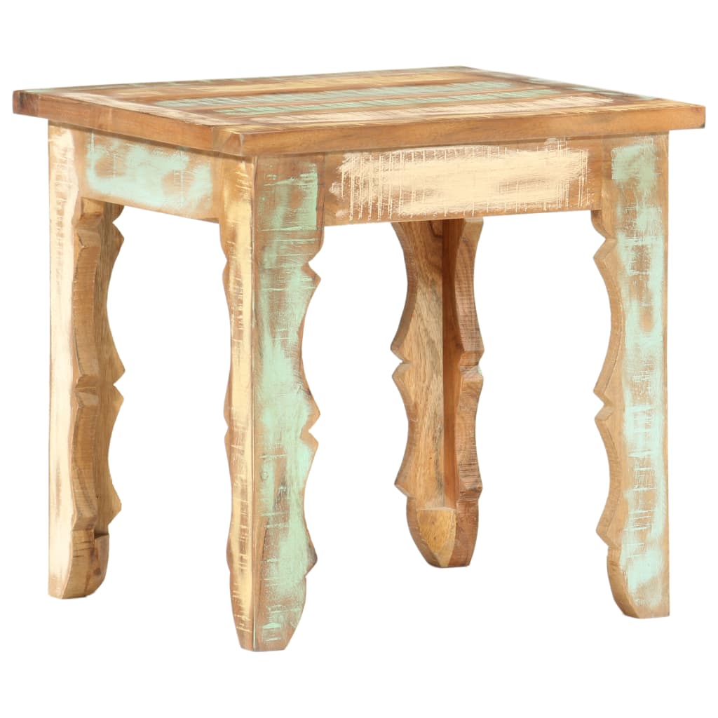Table basse 40x40x40 cm Bois de récupération solide - Tables basses