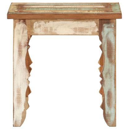 Table basse 40x40x40 cm Bois de récupération solide - Tables basses