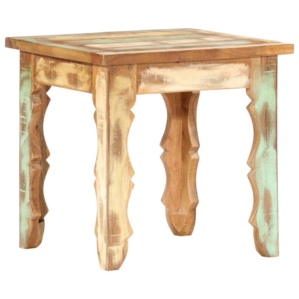 Table basse 40x40x40 cm Bois de récupération solide - Tables basses