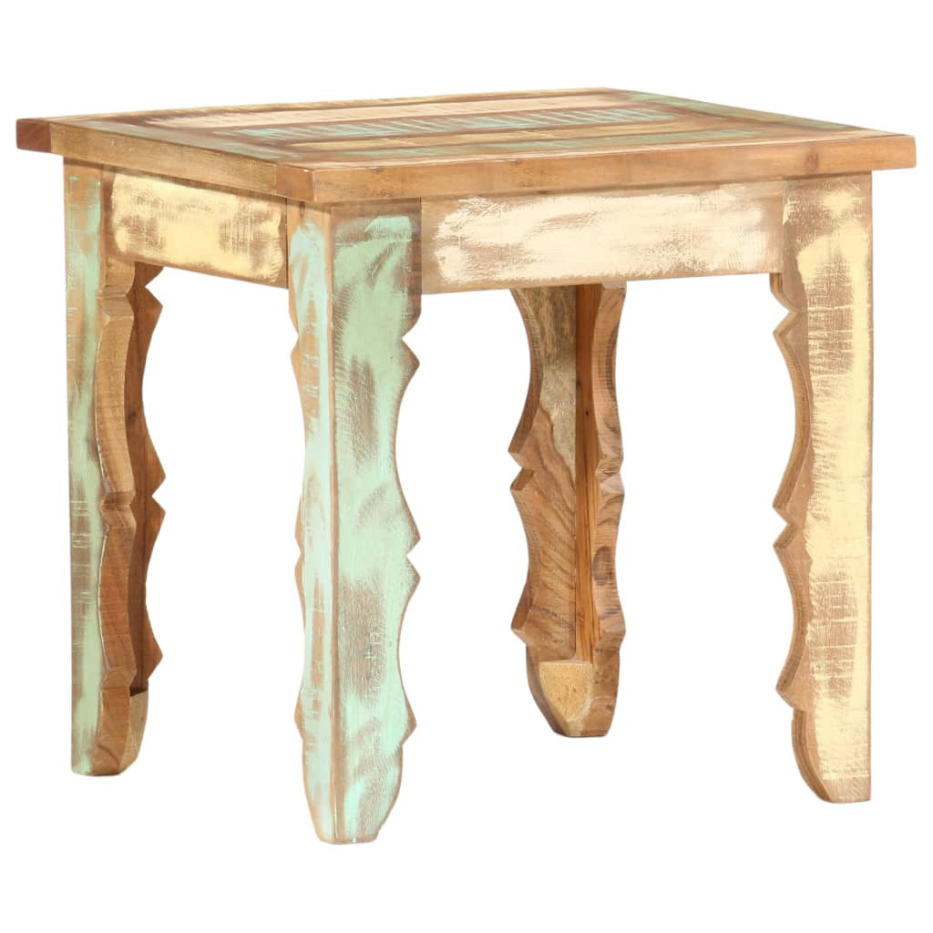 Table basse 40x40x40 cm Bois de récupération solide - Tables basses
