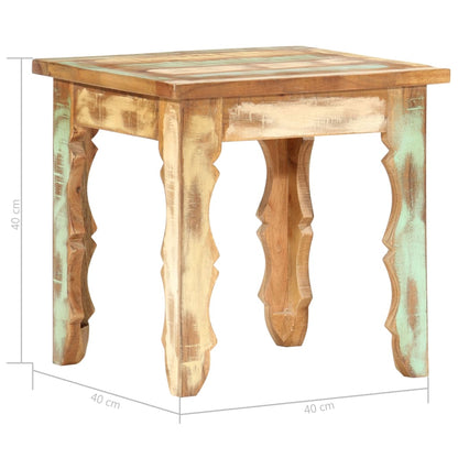 Table basse 40x40x40 cm Bois de récupération solide - Tables basses
