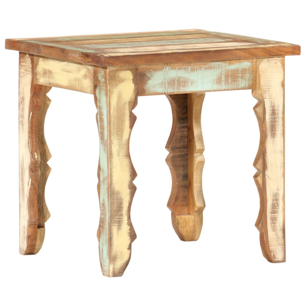 Table basse 40x40x40 cm Bois de récupération solide - Tables basses