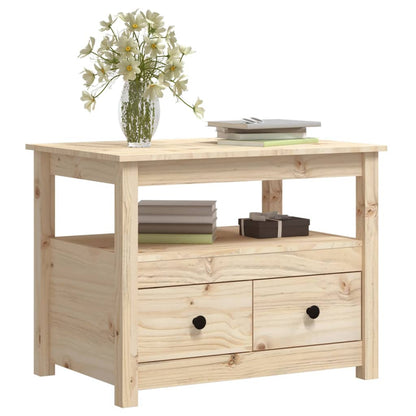 Table basse 71x49x55 cm Bois massif de pin - Tables basses