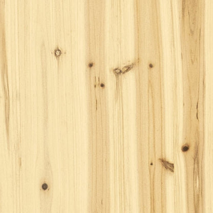 Table basse 75x50x33,5 cm bois de sapin massif - Tables basses