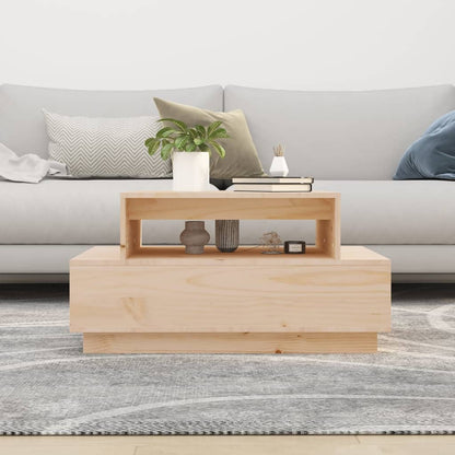 Table basse 80x55x40,5 cm Bois massif de pin - Tables basses
