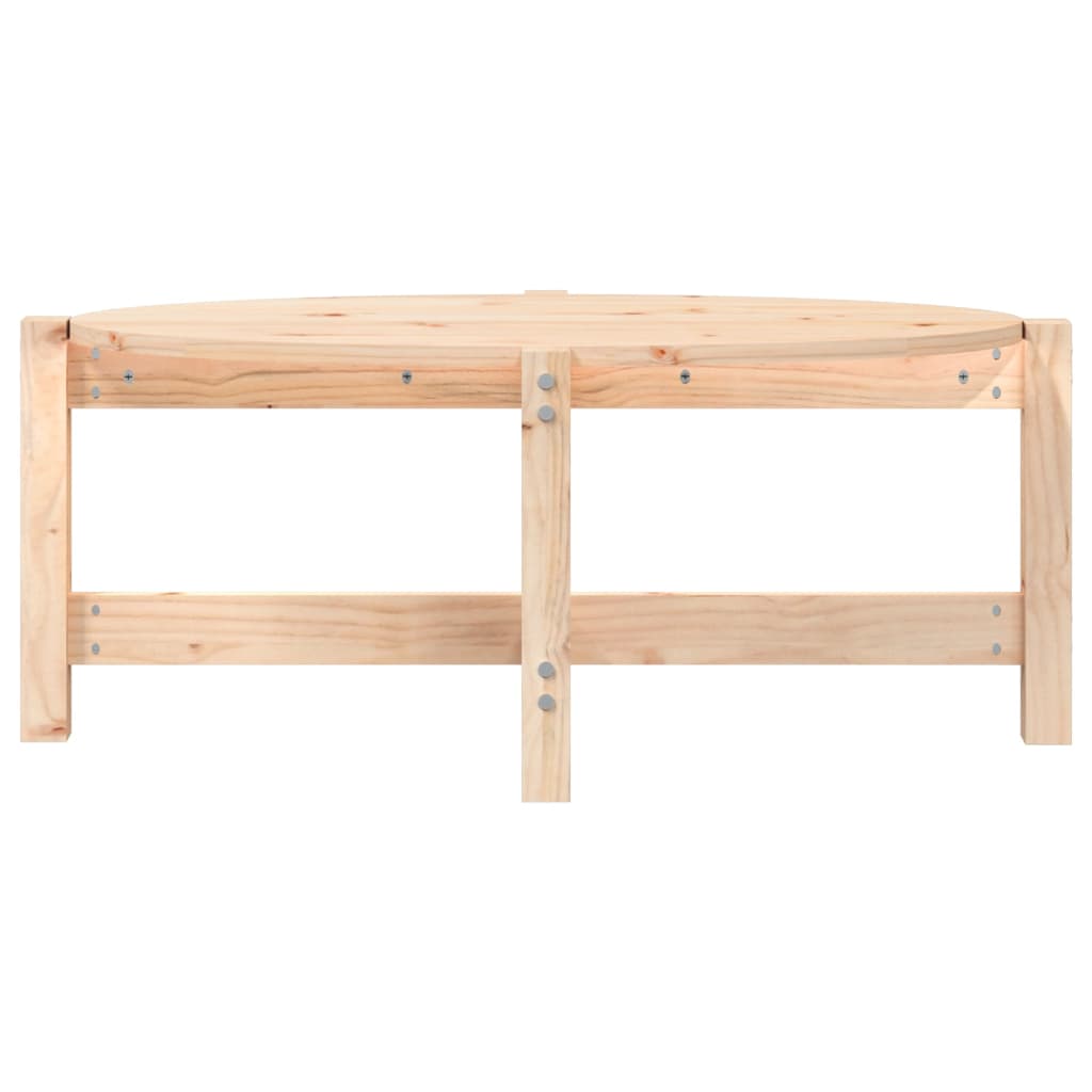 Table basse 87x48x35 cm Bois massif de pin - Tables basses