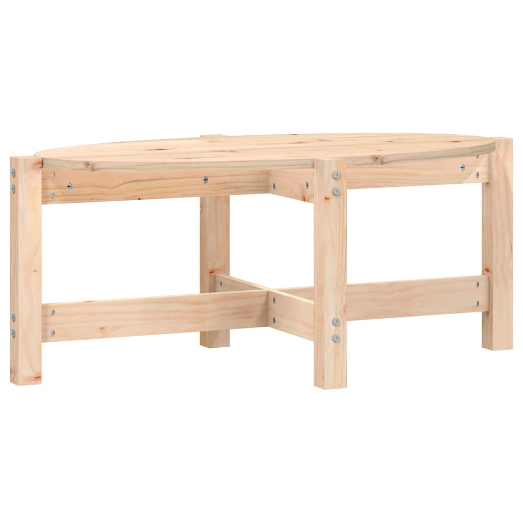 Table basse 87x48x35 cm Bois massif de pin - Tables basses