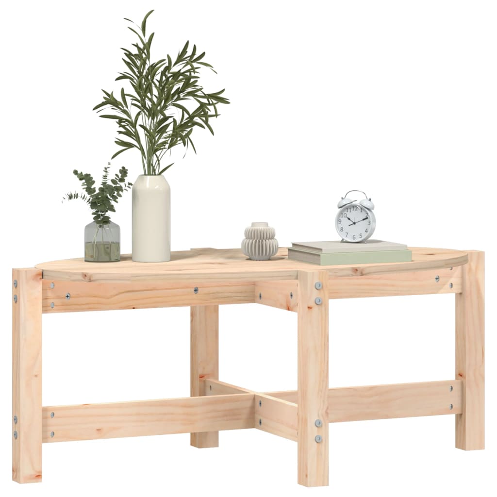 Table basse 87x48x35 cm Bois massif de pin - Tables basses