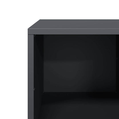 Table basse anthracite 101,5x50x43,5 cm acier laminé à froid - Tables basses