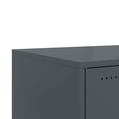 Table basse anthracite 68x50x43,5 cm acier - Tables basses