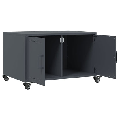 Table basse anthracite 68x50x43,5 cm acier - Tables basses
