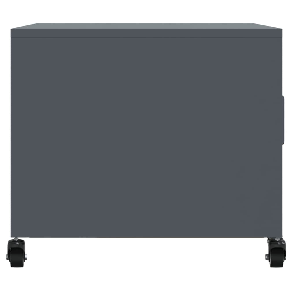 Table basse anthracite 68x50x43,5 cm acier - Tables basses