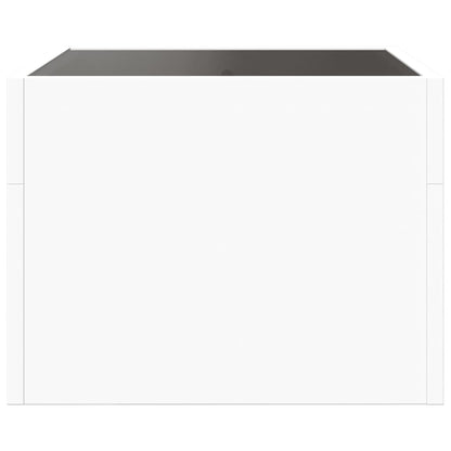Table basse avec LED infini blanc 40x40x30 cm - Tables basses