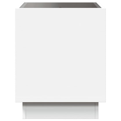 Table basse avec LED infini blanc 50x50x50 cm - Tables basses
