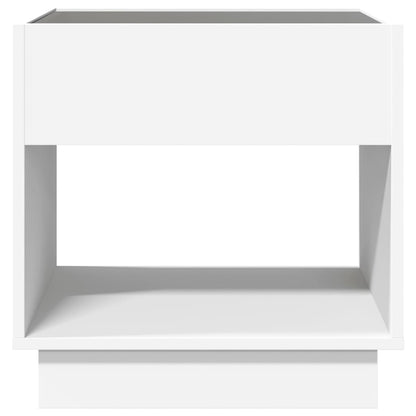 Table basse avec LED infini blanc 50x50x50 cm - Tables basses