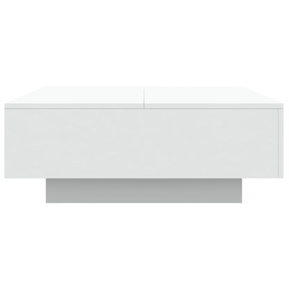 Table basse avec lumières LED blanc 80x80x31 cm - Tables basses